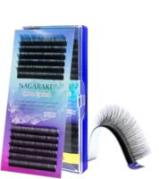 Nagaraku Ombre classic blue &amp;amp; purple Mix С blakstienos, 0.07, 8-13 mm