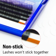 Nagaraku Ombre classic blue &amp; purple Mix D eyelashes, 0.07, 8-13 mm