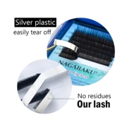 Nagaraku Ombre classic blue &amp; purple Mix D eyelashes, 0.07, 8-13 mm