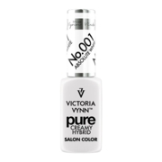 Lakier hybrydowy Victoria Vynn Pure Creamy Hybrid 001 Absolute White, 8 ml