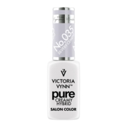 &quot;Victoria Vynn Pure Creamy Hybrid&quot; lakas 035 Sidabrinis cementas, 8 ml