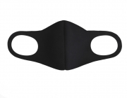 Reusable Pitta mask, black