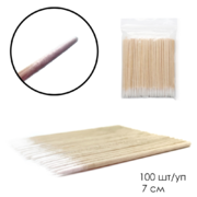 Applicators (micro brushes) wooden 7 cm (100 pcs. op.)