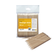 Staleks Pro orange tree manicure sticks (100 pcs, pack), 150 mm