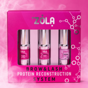 "Zola Brow&amp;Lash" antakių baltyminės rekonstrukcijos sistema, Nr. 1,2,3, po 10 ml