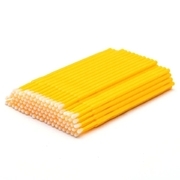 Micro brush applicators large in pouch (100 pcs.), yellow
