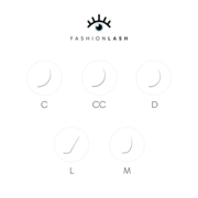 Fashion Lash Premium Black Mix C 0.07, 6-13 мм