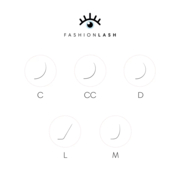 Fashion Lash Schokoladenbraun D 0.07, 9 mm