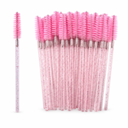 Nailon ripsmepintselihari glitter roosa ForMe (50 tk op.)