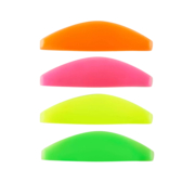 Silicone rollers for eyelash lifting and lamination Fashion Lash No. 2 (4 pairs op.), coloured