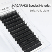 Nagaraku Camellia eyelashes 12 strips Mix С, 0.05, 7-8-9 mm