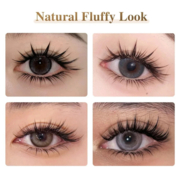 Lashes Nagaraku Camellia 12 lines Mix D, 0.07, 9-10-11 mm