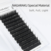 Rzęsy Nagaraku Camellia 12 pasków Mix D, 0.07, 8-10-12 mm