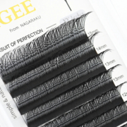Ресницы Nagaraku LAGEE black classic 12 мм линий Mix С, 0.07, 7-15 мм