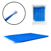 Microbrush applicators large in pouch (100 pcs. op.), blue