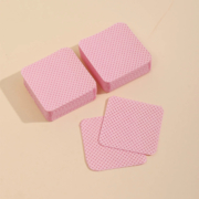 Perforated Clavier Nail Wipes 600 (pcs. op.), pink dots