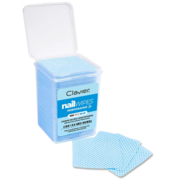 Perforated Clavier dustless swabs in a box of 200 (pcs. op.), blue