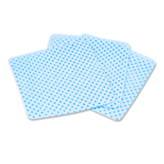Perforated Clavier dustless swabs in a box of 200 (pcs. op.), blue