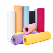 Tablecloth laminated in a roll PANW 33*50 cm (40 pcs per roll), yellow