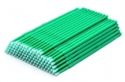 Micro brush applicators medium in pouch (100 pcs. op.), light green