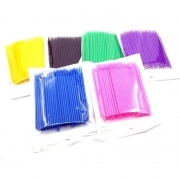 Micro brush applicators medium in pouch (100 pcs. op.), light green