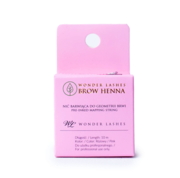 Wonder Lashes Brow Henna 10 м геометрическая нить для бровей, розовая
