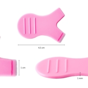 Расческа-аппликатор для подтяжки и ламинирования ресниц Wonder Lashes Y, розовая