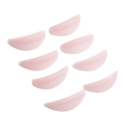 Silicone rollers for eyelash lifting and lamination Wonder Lashes Colorful Line (4 pairs op.), pink flat