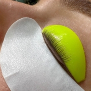 Silicone rollers for eyelash lifting and lamination Wonder Lashes Colorful Line (4 pairs op.), yellow