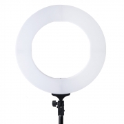 Lampa pierścieniowa LED 48 cm 80W, biała