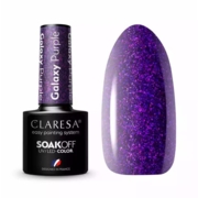 Гибридный лак Claresa Galaxy Purple, 5 г