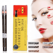 Cosmetic art 1818-12 permanent eyebrow make-up pencil, brown 