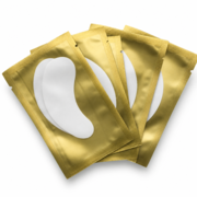 Eyelash extension pads (100 pcs.), gold