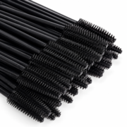 Ripsmepintsel silikoonist ForMe käepide must, harjased mustad (50 tk op.)