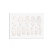 Nail extension template Boska Nails Silicone Form Dual Forms, short oval