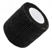 Cohesive adhesive bandage 4.5 cm* 5 m, black