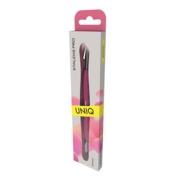 Manicure hoof with silicone handle STALEX UNIQ 10 TYPE 3 (narrow rounded pusher + axe working part)