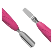 Manicure hoof with silicone handle STALEX UNIQ 10 TYPE 5 (narrow rounded pusher + wide straight working part)