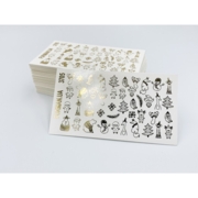 Nail art stickers in transfer film no. 3705, gold