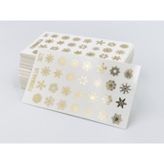 Nail art stickers in transfer film no. 3677, gold