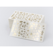 Nail art stickers in transfer film no. 3681, gold