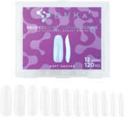 Формы для наращивания ногтей DNKa Reusable Upper Nail Forms Soft Square (120 шт/уп)