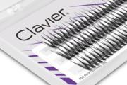 Clavier Cat Eye V&amp;L Shape L eyelash bundles for makeup, 10 mm