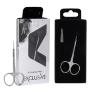 Professional scissors with cuticle hook Staleks EXCLUSIVE 21 TYPE 1 (magnolia)