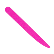 Pilnik do paznokci Infinity Slim Neon Pink Organic (drewniany), 100/100 grit