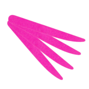 Pilnik do paznokci Infinity Slim Neon Pink Organic (drewniany), 100/100 grit