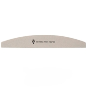 Pilnik półksiężyc Victoria Vynn Nail File 100/180 grit, biały