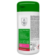 Alkoholische Reinigungstücher für die Reinigung und Schnelldesinfektion von kleinen Flächen und medizinischen Geräten Medisept Velox Duo wipes Tea Tonic 100 Stk.op, Tube