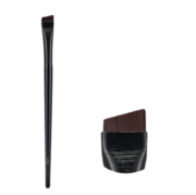 Gecomo A101 Eyebrow Brush, Ultra-thin, Wide, Slanted, Black