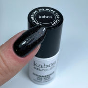 Топ для гибридных лаков Kabos Shimmering No Wipe Top Coat, 5 мл